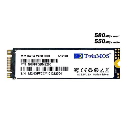 TWINMOS 512GB 580/550MB/s M.2 2280 NGFFFGBM2280